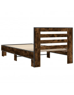 Giroletto Rovere Fumo 100x200 cm in Legno Multistrato e Metallo