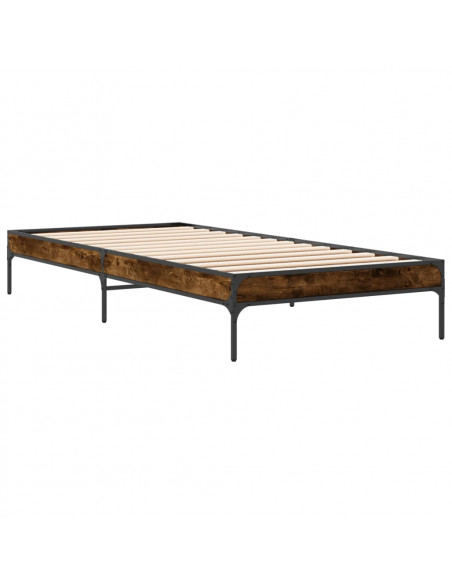 Giroletto Rovere Fumo 100x200 cm in Legno Multistrato e Metallo