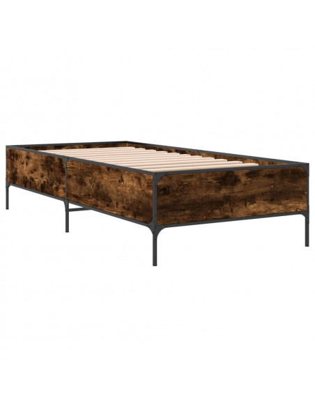 Giroletto Rovere Fumo 100x200 cm in Legno Multistrato e Metallo
