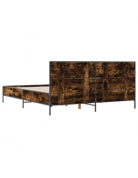 Giroletto Rovere Fumo 120x190 cm in Legno Multistrato Metallo