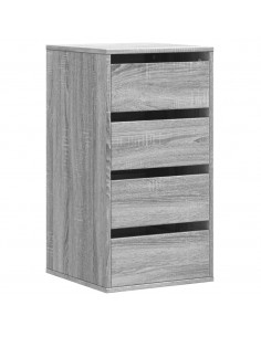 Cassettiera Angolare Grigio Sonoma 40x41x76cm Legno Multistrato 2