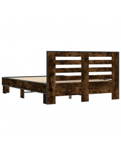 Giroletto Rovere Fumo 140x200 cm in Legno Multistrato Metallo