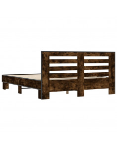 Giroletto Rovere Fumo 150x200 cm in Legno Multistrato Metallo