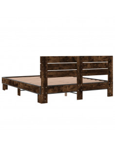 Giroletto Rovere Fumo 150x200 cm in Legno Multistrato Metallo