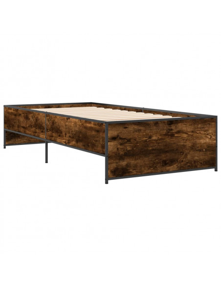 Giroletto Rovere Fumo 75x190 cm in Legno Multistrato e Metallo