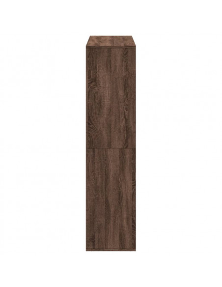 Divisorio Rovere Marrone 100x33x135 cm in Truciolato