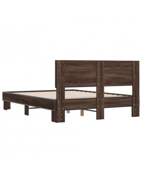 Giroletto Rovere Marrone 135x190cm in Legno Multistrato Metallo