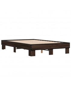 Giroletto Rovere Marrone 135x190cm in Legno Multistrato Metallo