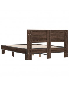 Giroletto Rovere Marrone 140x190cm in Legno Multistrato Metallo