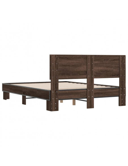 Giroletto Rovere Marrone 140x190cm in Legno Multistrato Metallo
