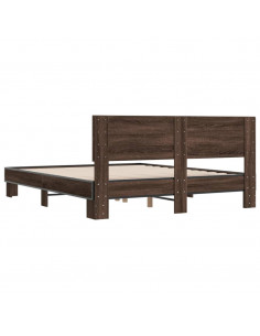 Giroletto Rovere Marrone 150x200cm in Legno Multistrato Metallo