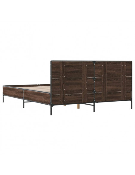 Giroletto Rovere Marrone 150x200cm in Legno Multistrato Metallo