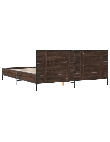 Giroletto Rovere Marrone 200x200cm in Legno Multistrato Metallo