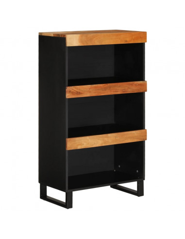 Credenza 60x33x107 cm in Legno Massello di Acacia