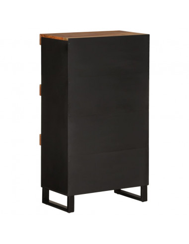 Credenza 60x33x107 cm in Legno Massello di Acacia