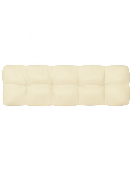 Cuscini per Divani su Pallet 7 pz Crema