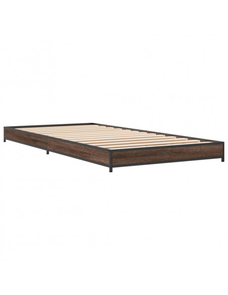 Giroletto Rovere Marrone 75x190 cm Legno Multistrato e Metallo