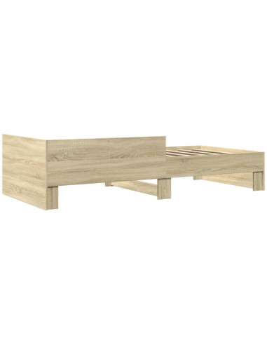 Giroletto senza Materasso Rovere Sonoma 100x200cm in Truciolato