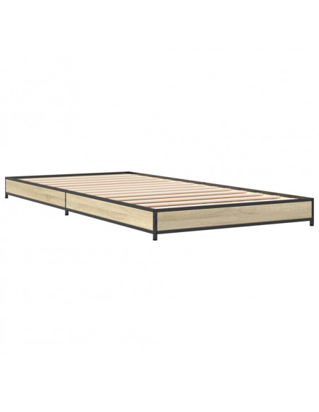 Giroletto Rovere Sonoma 100x200 cm Legno Multistrato e Metallo