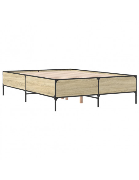 Giroletto Rovere Sonoma 120x190 cm in Legno Multistrato Metallo