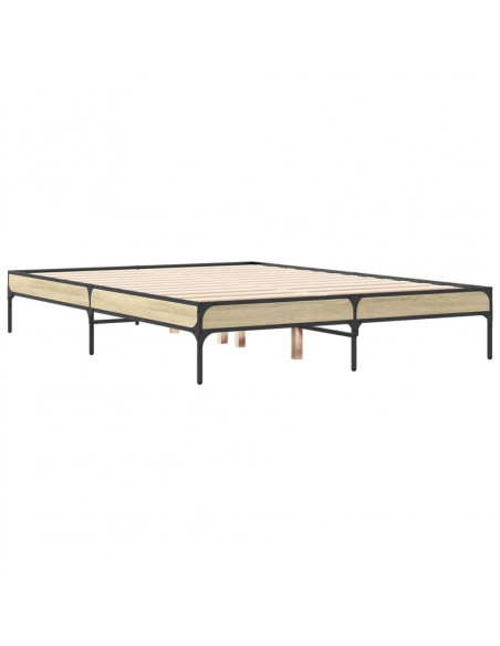 Giroletto Rovere Sonoma 120x190 cm in Legno Multistrato Metallo
