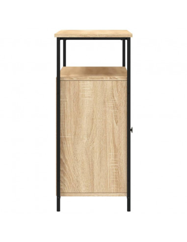 Credenza Rovere Sonoma 100x35x80 cm in Legno Multistrato
