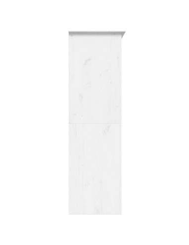 Armadio BODO 146x53,5x173 cm in Legno Massello di Pino Bianco