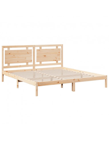 Giroletto Extra Lungo senza Materasso 180x220 cm Legno Massello