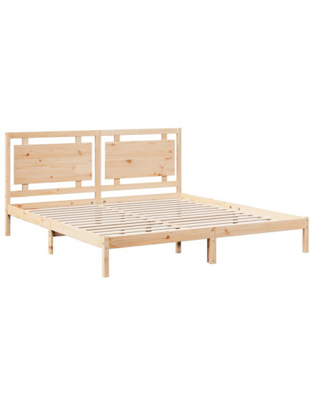 Giroletto Extra Lungo senza Materasso 180x220 cm Legno Massello