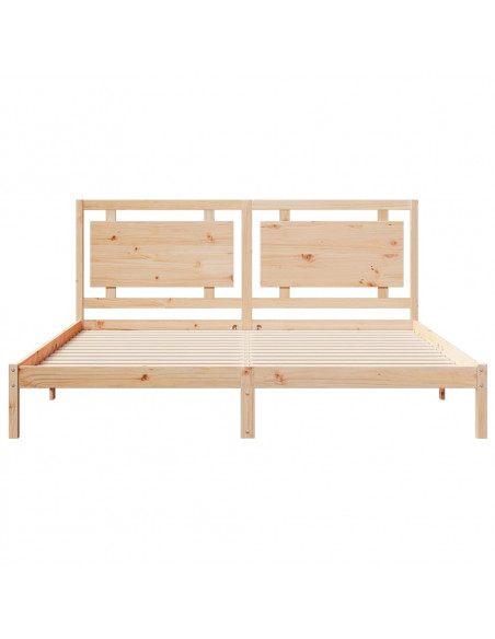 Giroletto Extra Lungo senza Materasso 180x220 cm Legno Massello