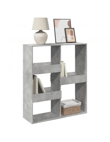 Divisorio Grigio Cemento 100x33x115 cm in Truciolato