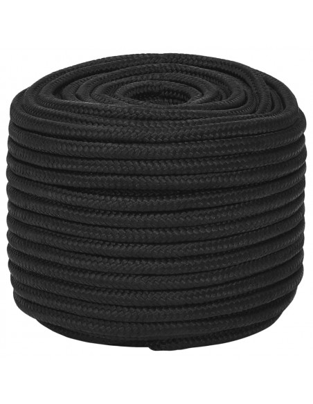 Corda Nautica Completamente Nera 14 mm 25 m in Polipropilene