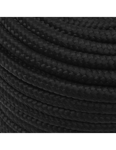 Corda Nautica Completamente Nera 14 mm 25 m in Polipropilene