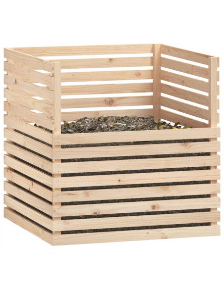 Compostiera 100x100x102 cm in Legno Massello di Pino