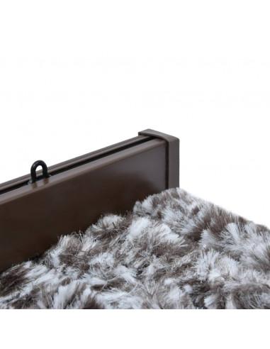 Zanzariera Marrone e Beige 56x185 cm Ciniglia