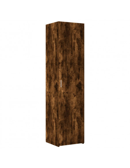 Credenza Rovere Fumo 45x42,5x185 cm in Legno Multistrato