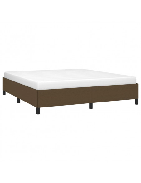 Giroletto Marrone Scuro 160x200 cm in Tessuto