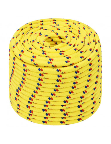 Corda Nautica Gialla 12 mm 100 m in Polipropilene