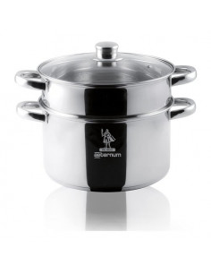 Vaporiera Aeternum AP000082 LA DIVINA RE INOX Pentola con coperchio Ac