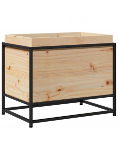 Fioriera da Giardino 60x40x50 cm in Legno Massello di Pino 2