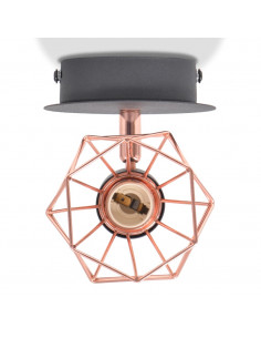 Applique 2 pz con 2 Lampadine a LED a Incandescenza 8 W 2