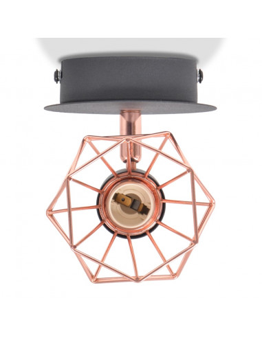 Applique 2 pz con 2 Lampadine a LED a Incandescenza 8 W