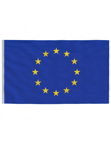 Asta e Bandiera Europa 6,23 m Alluminio