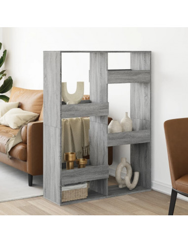 Divisorio Grigio Sonoma 100x33x135 cm in Truciolato