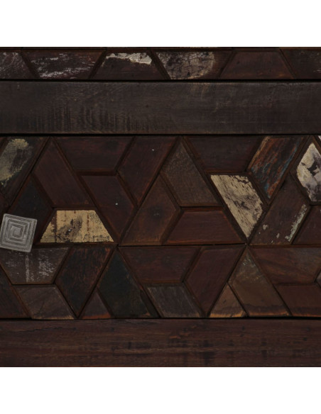 Comodino in Legno Massello di Recupero 40x30x50 cm