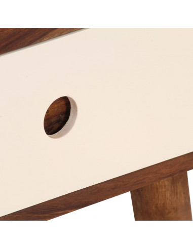 Comodino in Legno Massello di Sheesham 45x30x45 cm