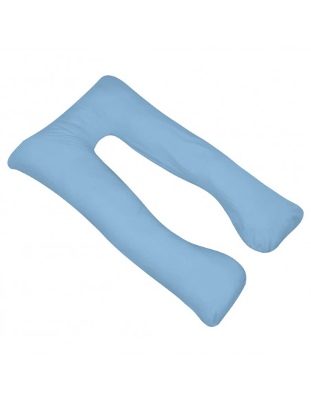 Cuscino di Gravidanza 90 x 145 cm Azzurro
