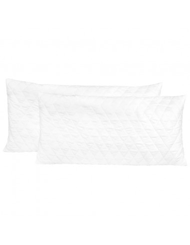 Cuscini 2 pz 80x40x14 cm in Memory Foam