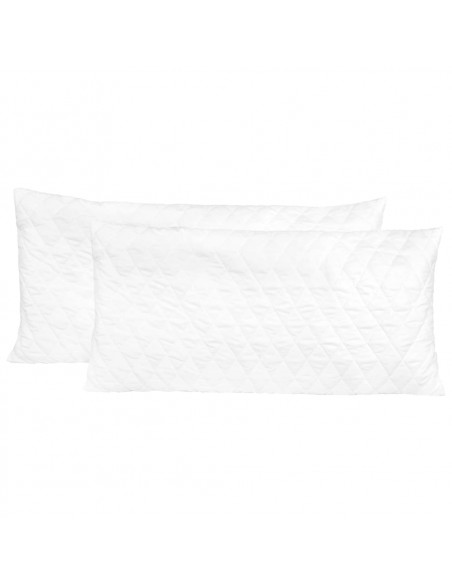 Cuscini 2 pz 80x40x14 cm in Memory Foam