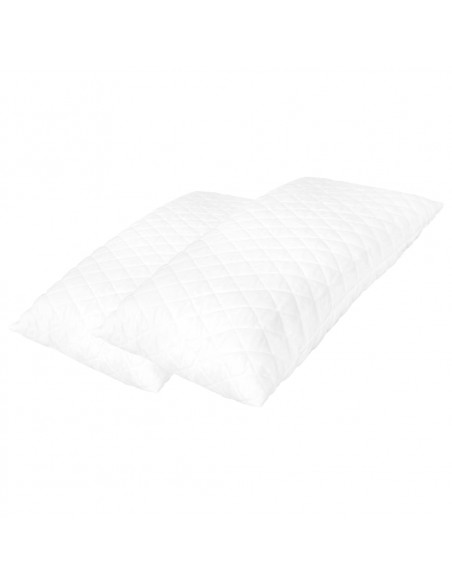 Cuscini 2 pz 80x40x14 cm in Memory Foam